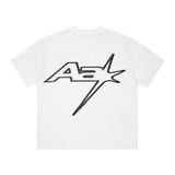  AA RACING LOGO TEE // CREAM WHITE 