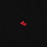  AA MINI RED LOGO TEE // BLACK 