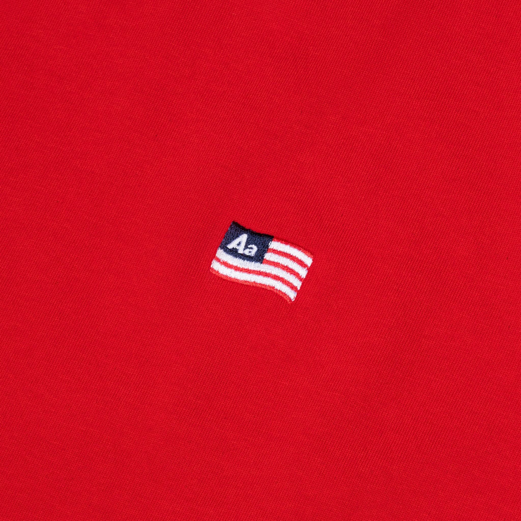  AA CLASSIC LOGO TEE // RED 