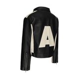  AA STU. ® - RANGER LEATHER CROP JACKET V2 - BLACK 