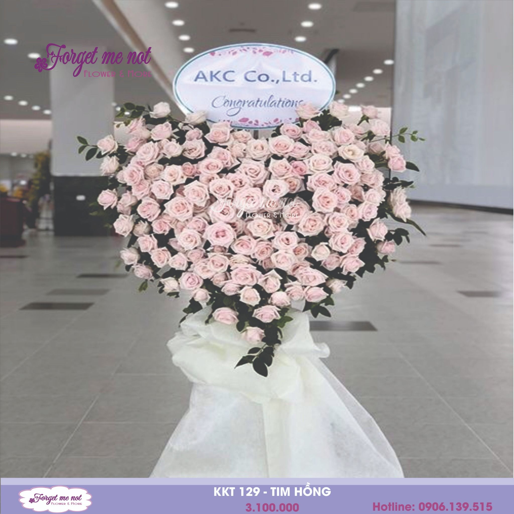  KKT129- TIM HỒNG 