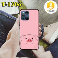 Ốp lưng  Oppo Find X3, Oppo Find X3 Pro in hình Heo hồng Cute