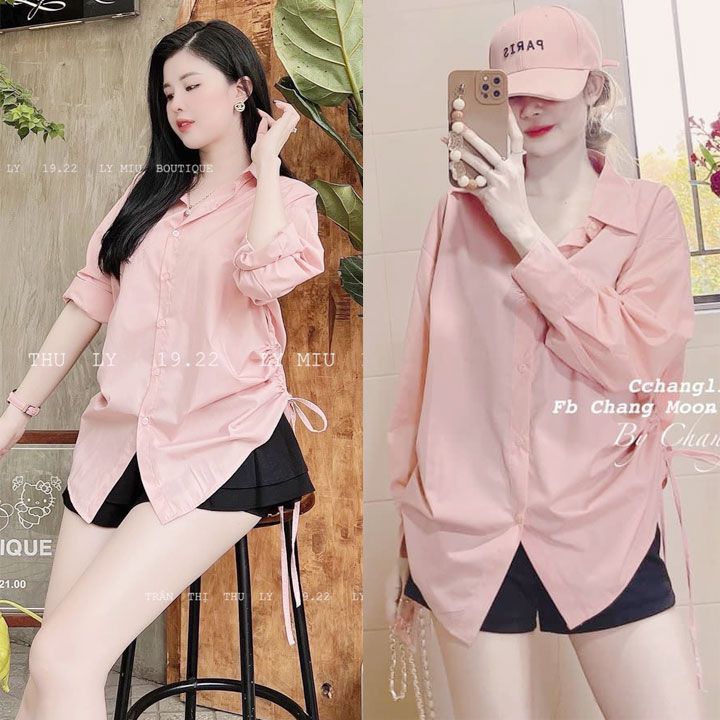Đồng phục áo sơ mi công ty công sở cao cấp  Màu hồng cam hồng azalea 11   Đồng Phục Thịnh Vượng