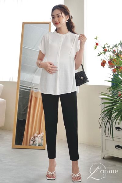 Áo Bầu Công Sở Mùa Hè Aiko Shirt - LammeShop