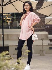 Áo bầu và sau sinh Button Shirt by L'amme