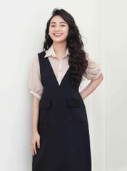 Đầm bầu công sở Nancy Dress