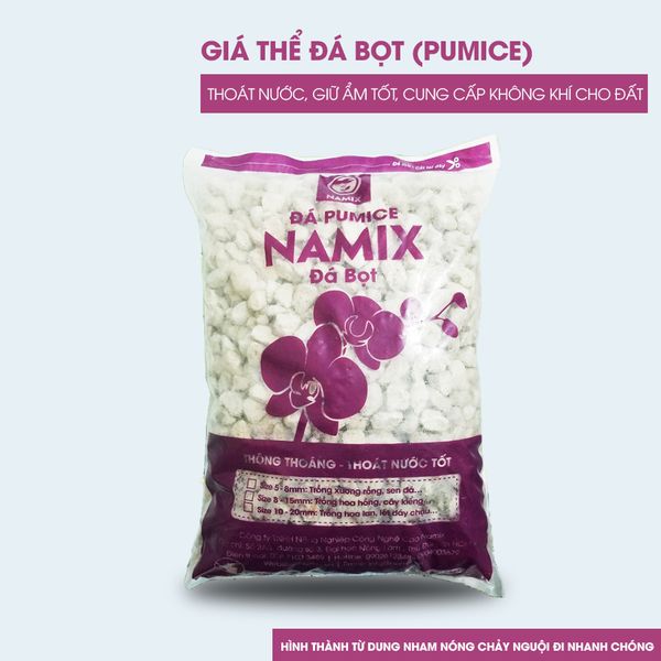  Đá Pumice Namix (đá bọt, đá lông vũ, đá thấm thủy) 