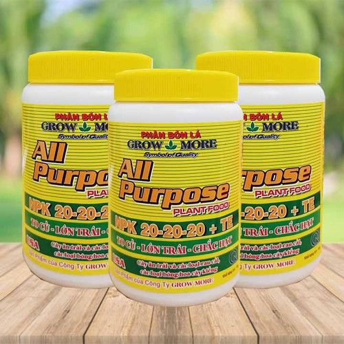  Phân bón lá NPK Grow More 20 - 20 - 20 Xuất xứ từ Mỹ 