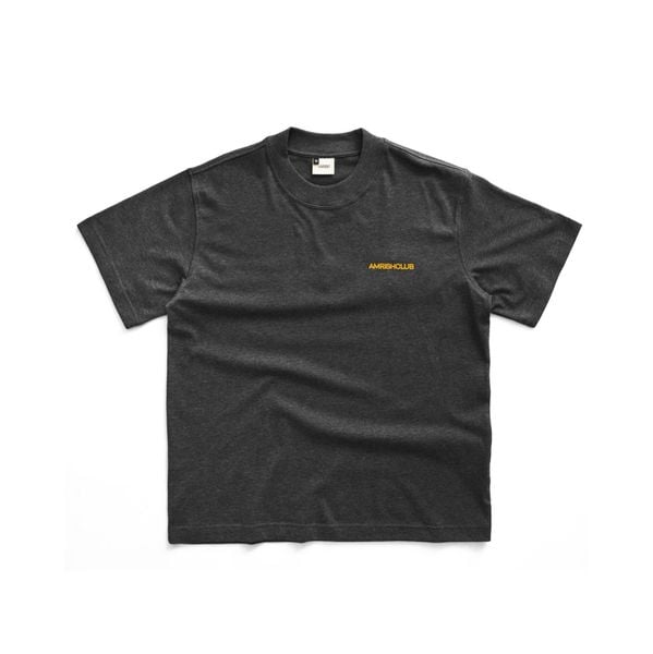  AMRISH BLANK OVERSIZE TSHIRT - DARK GREY 