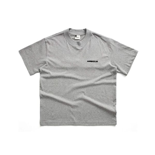  AMRISH BLANK OVERSIZE TSHIRT - MID GREY 