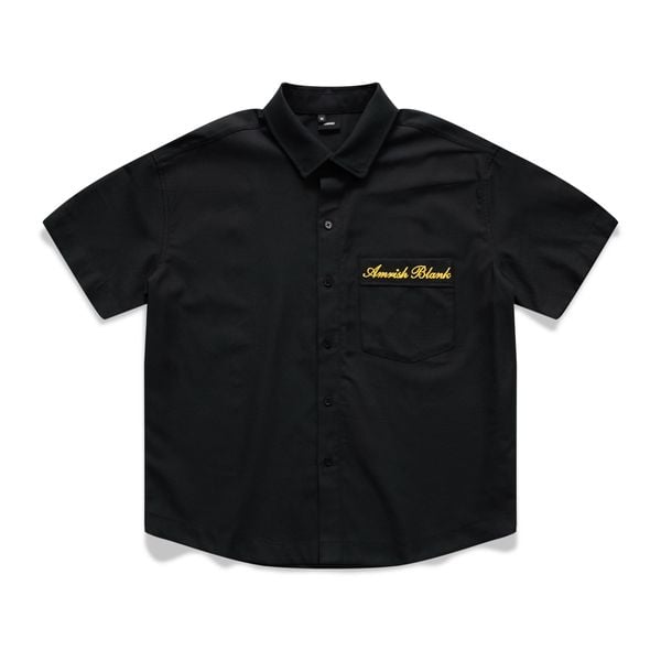  AB OXFORD SHIRT - Black 