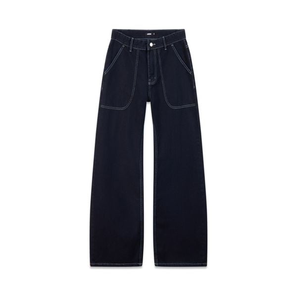  Goo Wide Denim Jeans - Dark Blue 