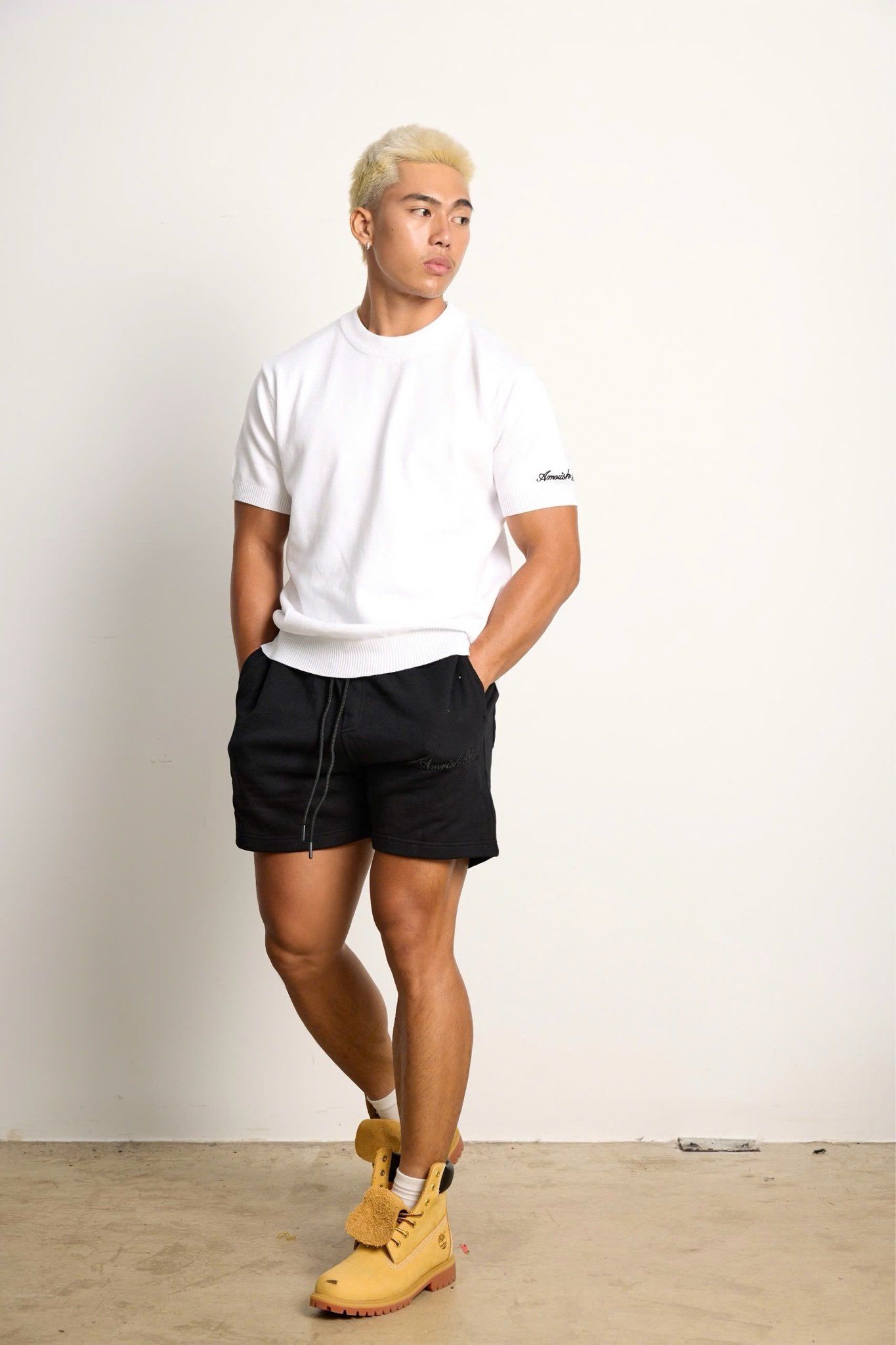  AB* SWEATSHORT - BLACK 