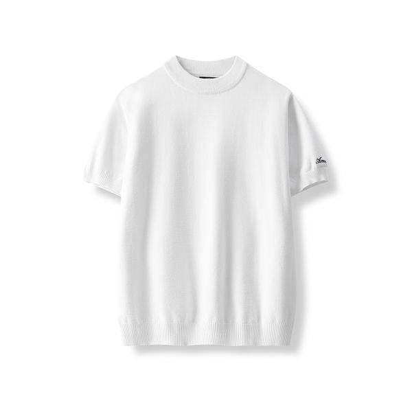  AB WOOL KNIT TSHIRT - WHITE 