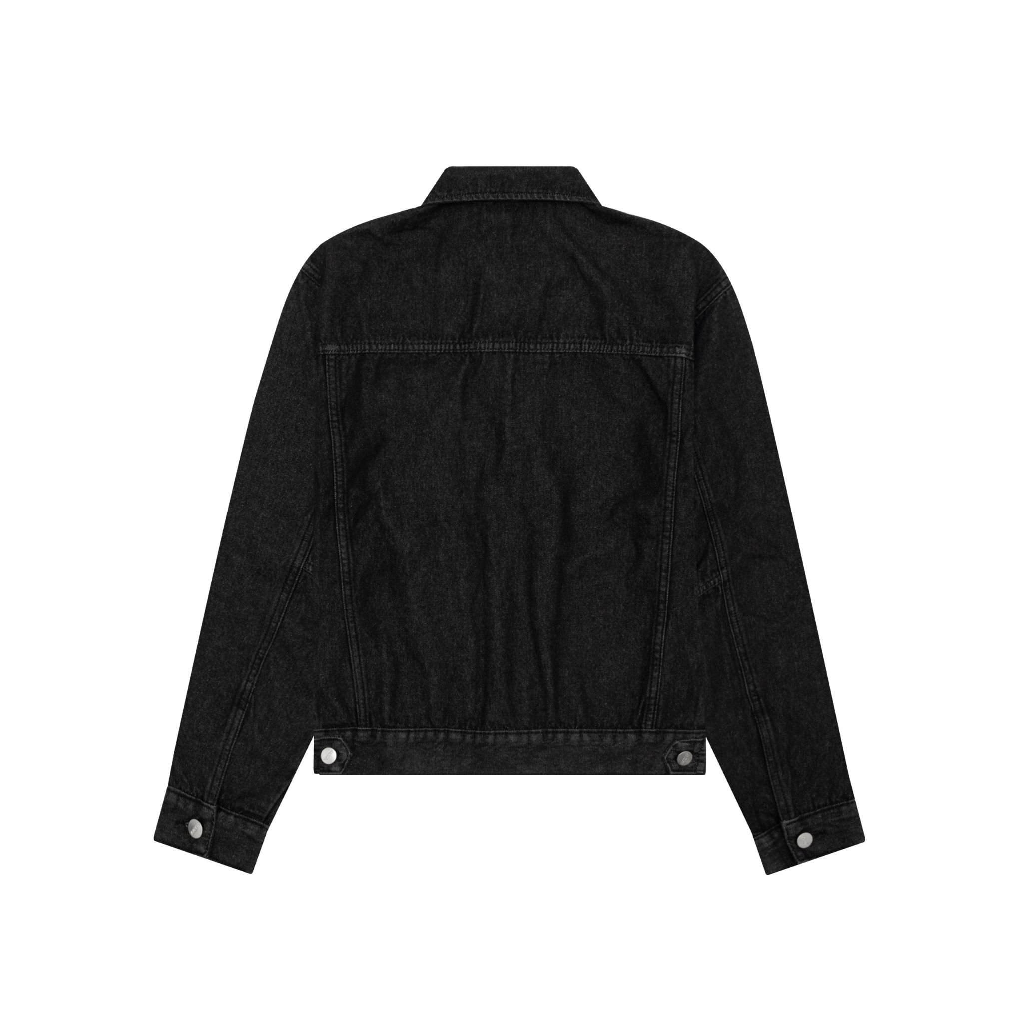  Regular Denim Jacket - Raw Black 