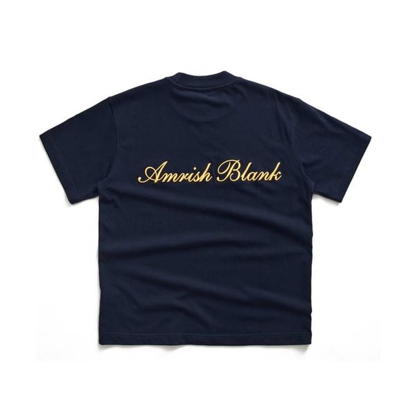  AMRISH BLANK OVERSIZE TSHIRT - NAVY 