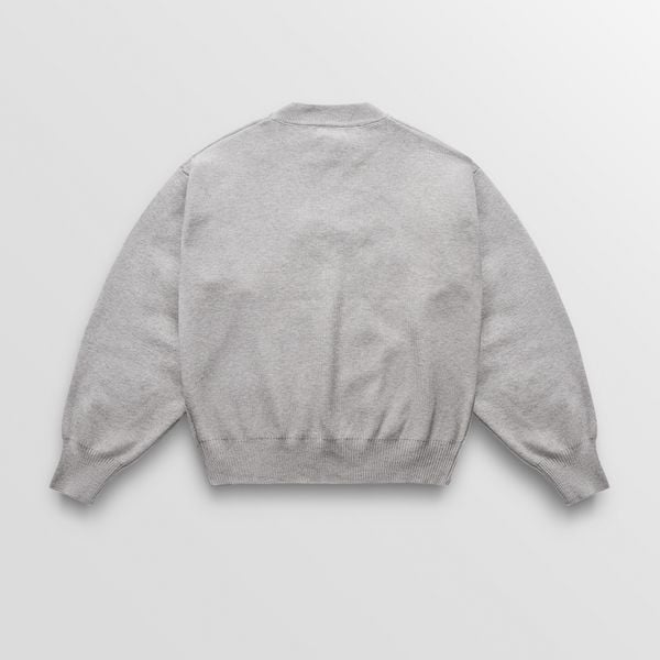  AB WOOL KNIT SWEATER - GREY 