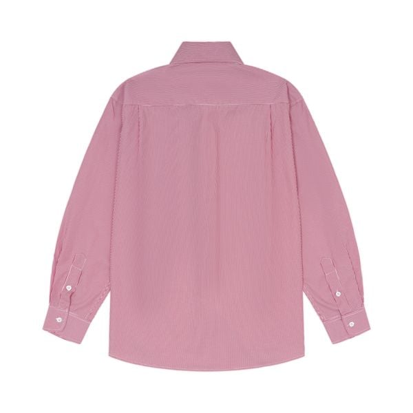  Premium Striped Oxford Shirt - Red 