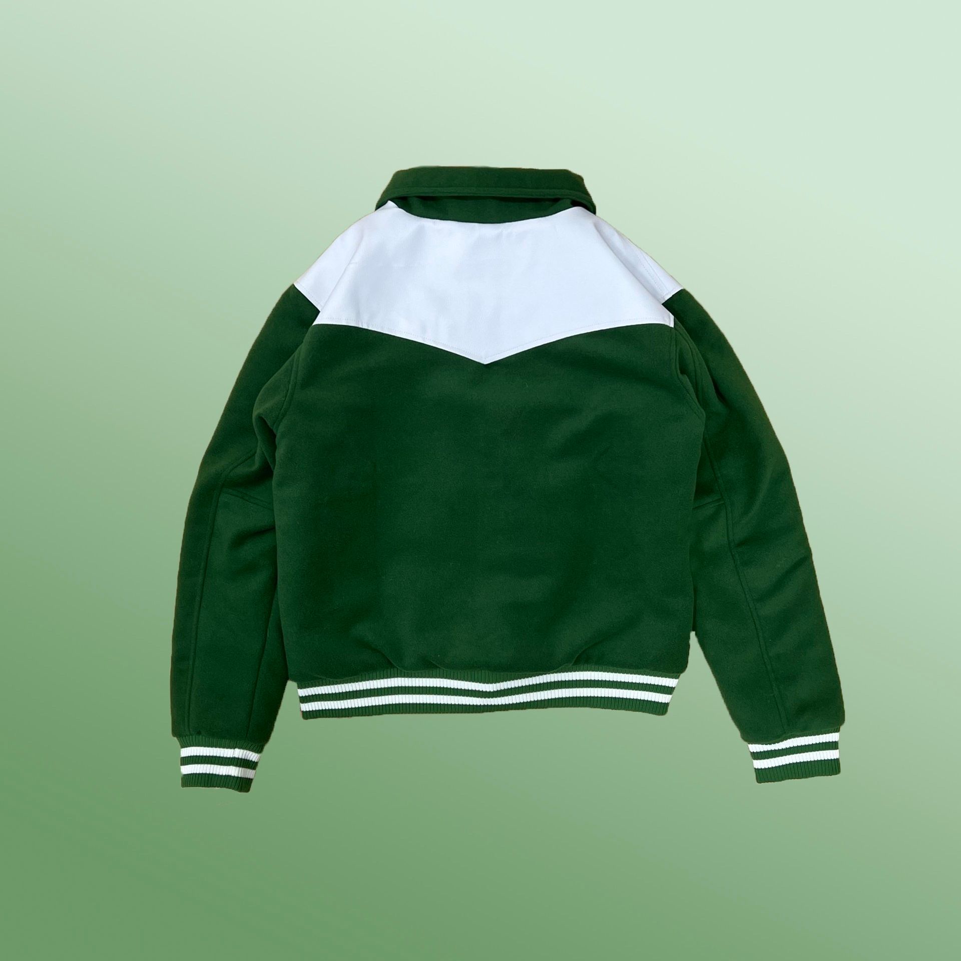  Regular Green Varsity Jacket 