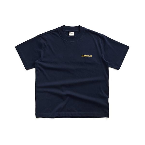  AMRISH BLANK OVERSIZE TSHIRT - NAVY 