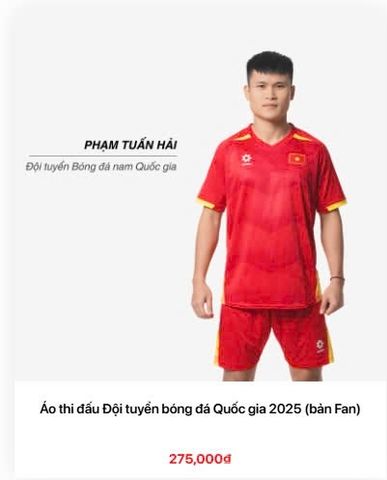  BỘ ÁO ĐỘI TUYỂN VIỆT NAM 2025 - BẢN FAN 