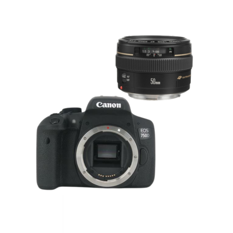  Canon 750D + Lens 50mm f1.4 