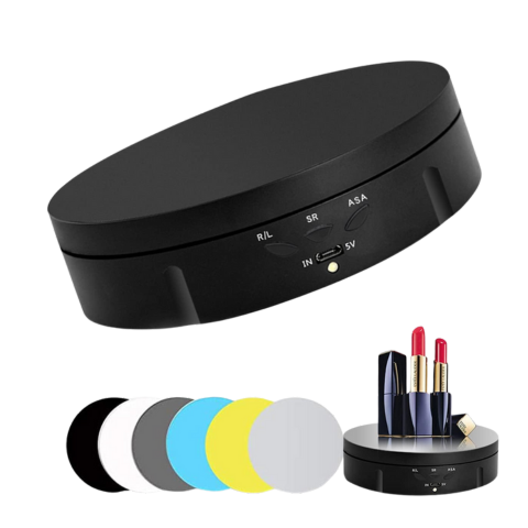  Bàn xoay sản phẩm 360 độ/14,5CM (Black) 