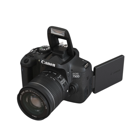  Canon 750D + Lens kit 18-55mm 