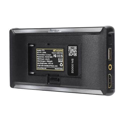  Monitor Portkeys PT6 - 5.2' 4K HDMI Touchscreen 