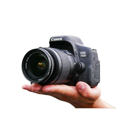  Canon 750D + Lens kit 18-55mm 