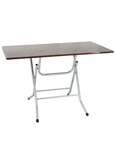 BA01 Bàn ăn gấp mặt gỗ khung sơn