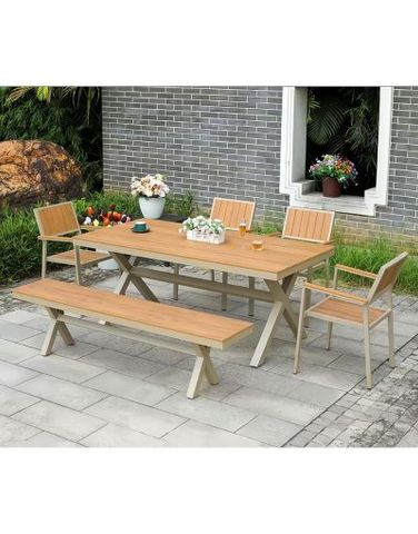 Bàn ghế ngoài trời BNT2412