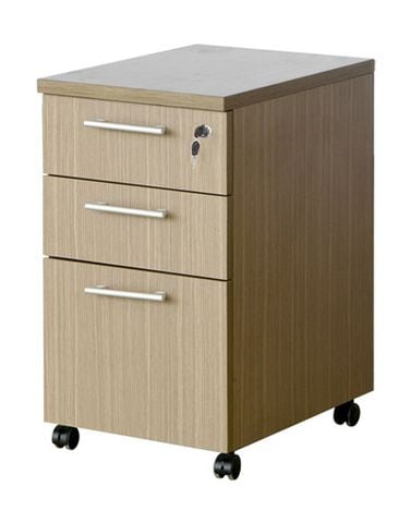 HG04 Hộc gỗ 3 ngăn kéo, có tay nắm