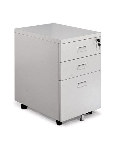 HS03 Hộc sắt di động màu kem