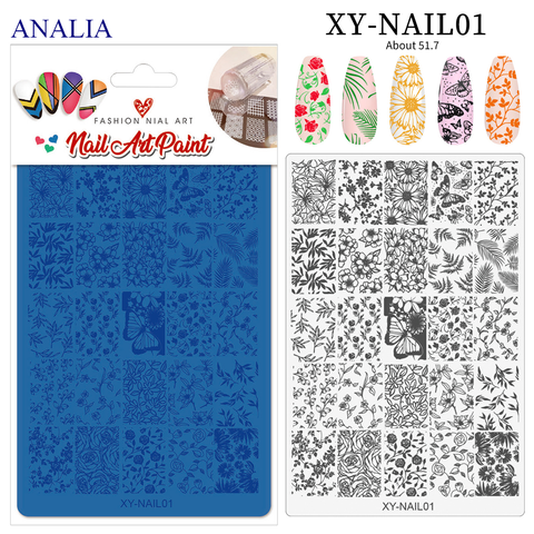  Khuôn in Nails XY-CF Bằng Thép 