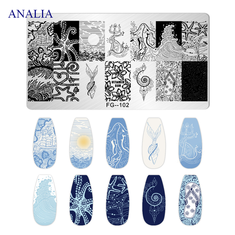  Khuôn in Nails FG Bằng Thép 