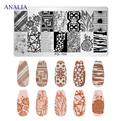  Khuôn in Nails FG Bằng Thép 