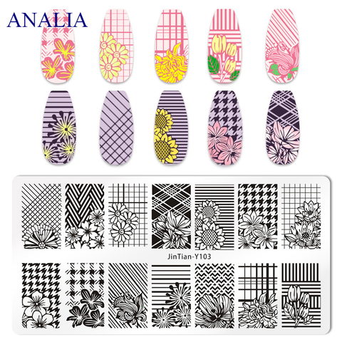  Khuôn in Nails JinTian Bằng Thép 