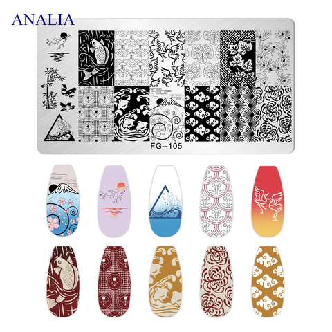  Khuôn in Nails FG Bằng Thép 