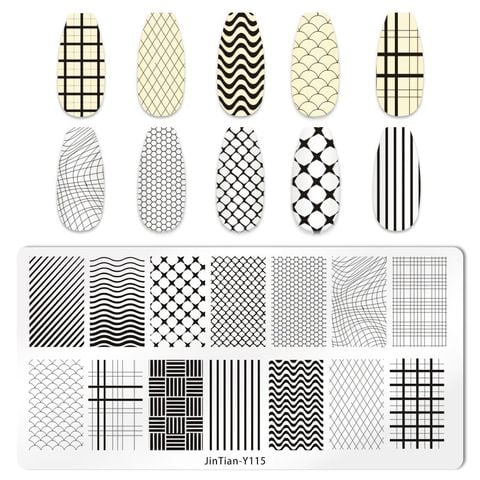  Khuôn in Nails JinTian Bằng Thép 