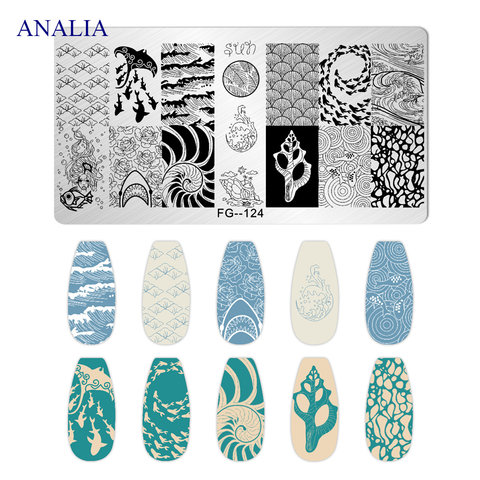  Khuôn in Nails FG Bằng Thép 