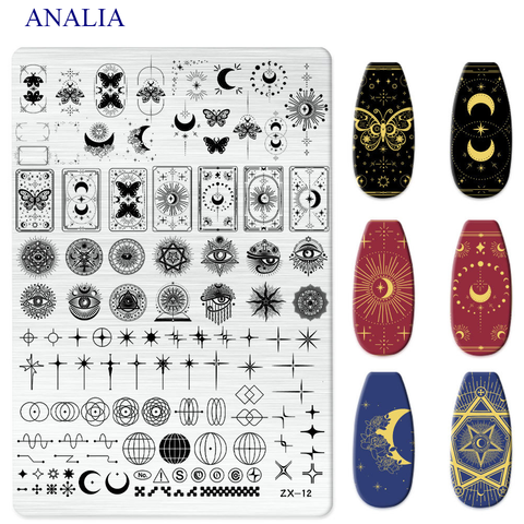  Khuôn in Nails ZX Bằng Thép 