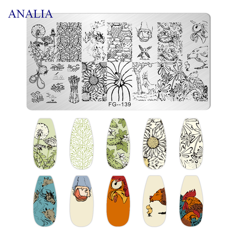  Khuôn in Nails FG Bằng Thép 