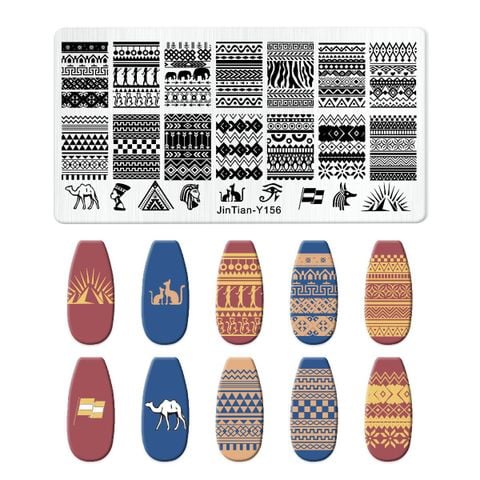  Khuôn in Nails JinTian Bằng Thép 