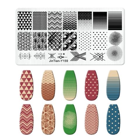  Khuôn in Nails JinTian Bằng Thép 