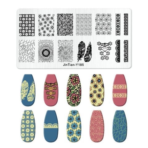  Khuôn in Nails JinTian Bằng Thép 