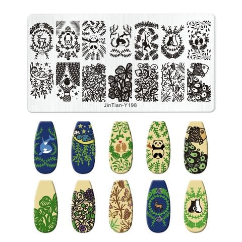  Khuôn in Nails JinTian Bằng Thép 