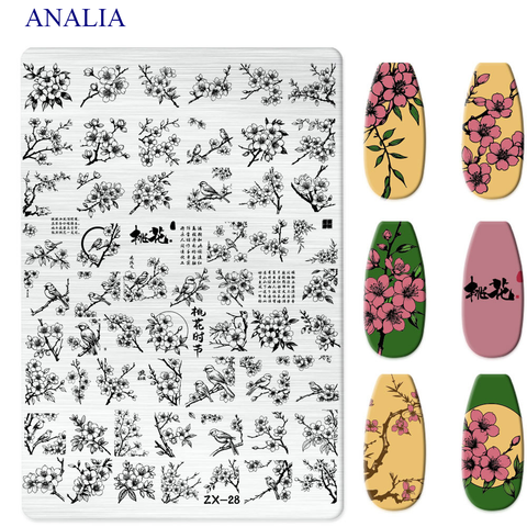  Khuôn in Nails ZX Bằng Thép 