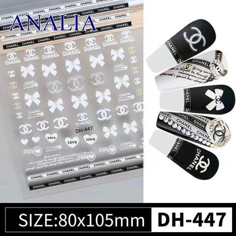  Sticker Trang Trí Thương Hiệu + Nơ 
