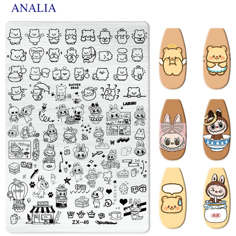  Khuôn in Nails ZX Bằng Thép 